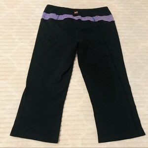Lucy Activewear Black Purple Running Tight…